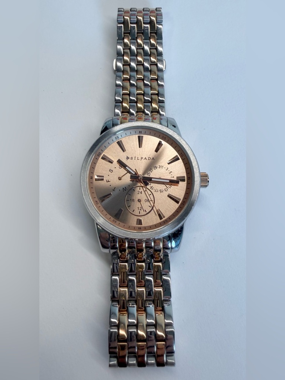 Silpada At First Blush Two Tone Watch Extra Links